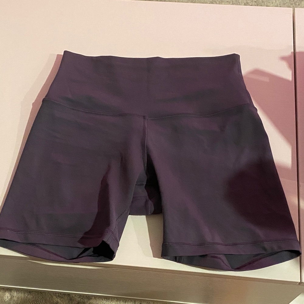lululemon athletica Dark Purple Bike Shorts